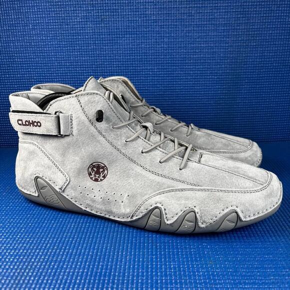 ? CLOHOO HIGH TOP Men`s Size 13 Grey Athletic Casual Shoes 1728 main image 8